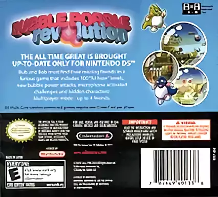 Image n° 2 - boxback : Bubble Bobble Revolution
